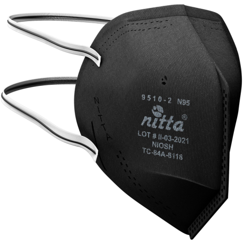 Tapabocas Nitta N95 sin válvula 9510 Negro
